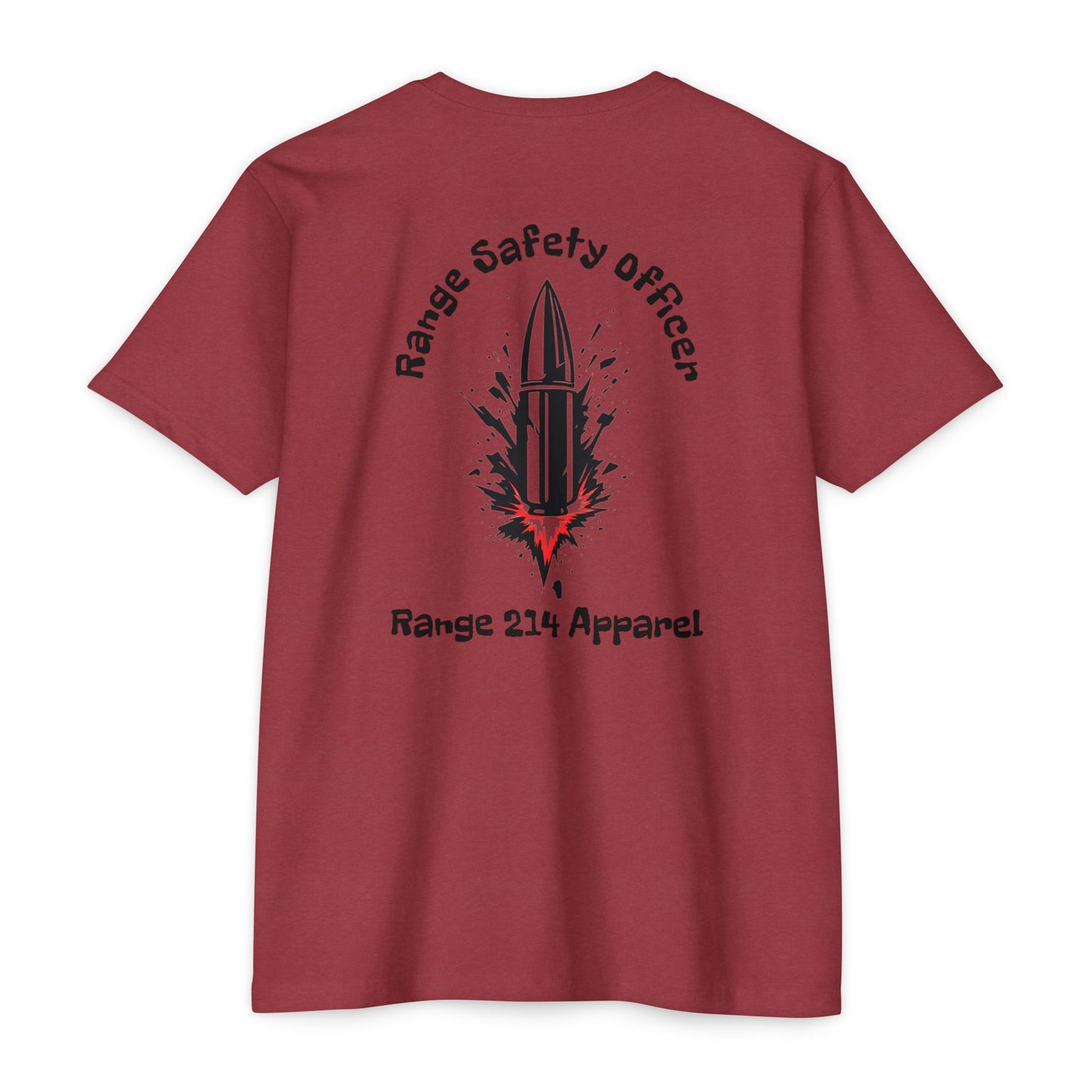 Range 214 Safety Officer T-Shirt - Unisex Shooting Range Apparel