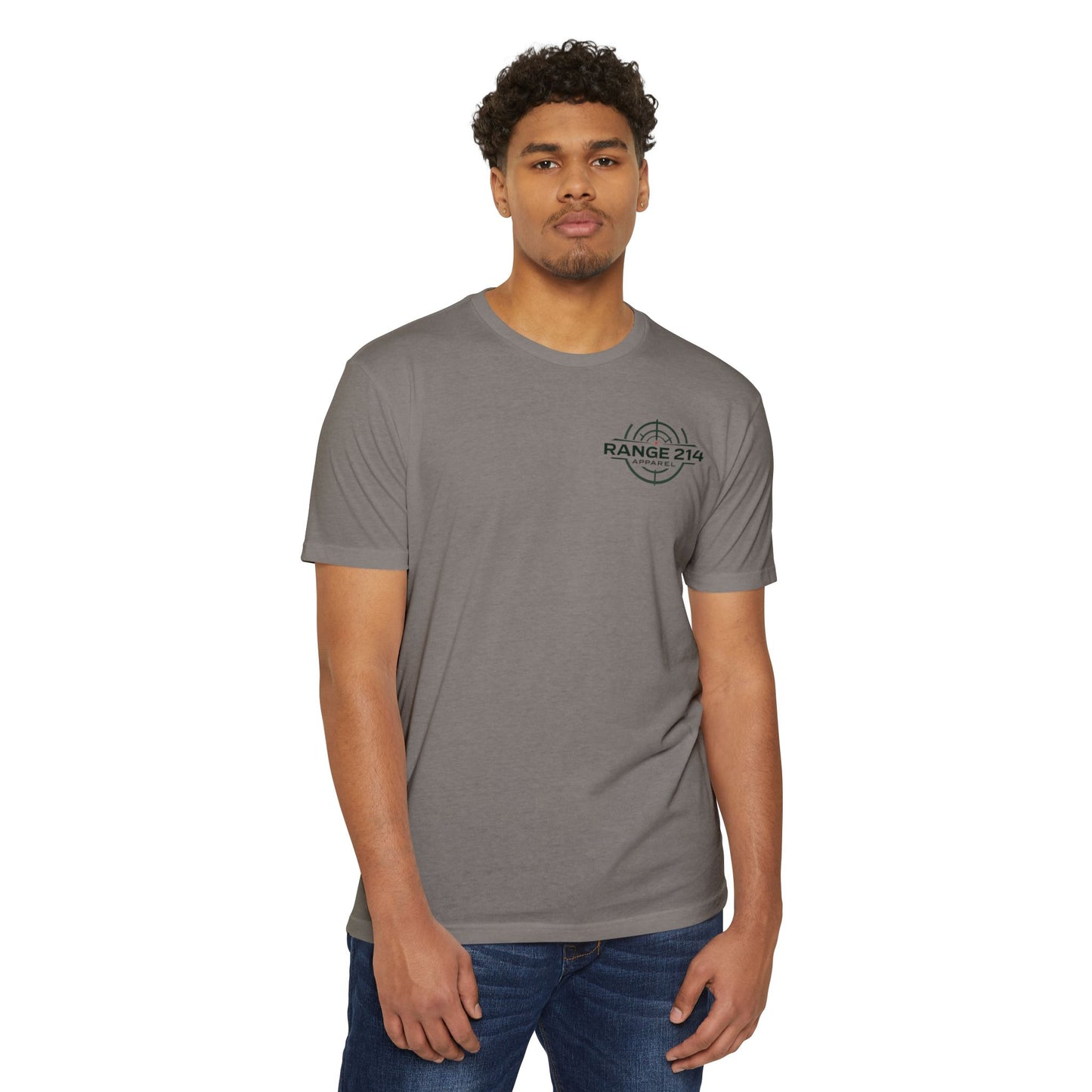 Unisex CVC Jersey T-Shirt - RANGE 214 Skull Graphic Tee